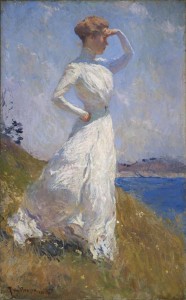 Frank Weston Benson. Bajo el sol, 1909.