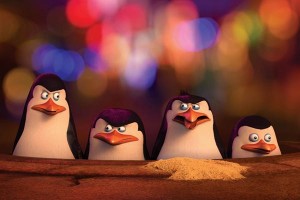 Secuencia de la película "Los pingüinos de Madagascar".