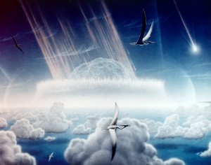 Recreación del impacto del meteorito que acabó con los dinosaurios - Dominion Público Donald E. Davis/NASA