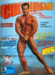 Portada de Culturismo Bodyfitness protagonizada por Salvador Ruiz en 1985