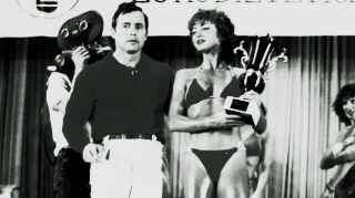 Salvador Ruiz y Paloma Ramos, en el Trofeo Olimpia 1982. Foto gentileza de Salvador Ruiz.