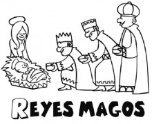 Dibujos Reyes Magos