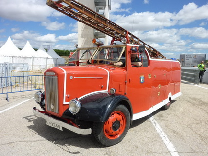 Camión de bomberos de 1949 - Salón Internacional de Vehículos Clásicos de Madrid