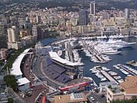 Imagen de las calles de Montecarlo durante la disputa del GP de Mónaco
