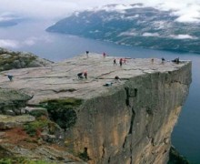 Mirador del Púlpito en Noruega