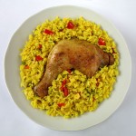 Receta de arroz con pollo del Perú