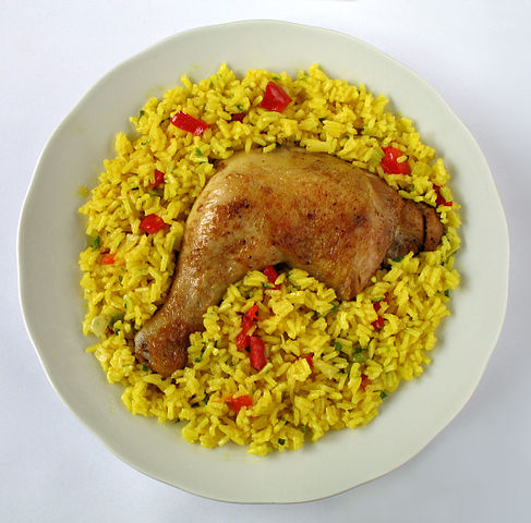 Receta de arroz con pollo del Perú