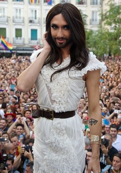 Conchita Wurst Opening Speech at Gay Pride 2014 in Madrid