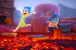 Escena del último filme de Pixar "Inside Out (Del revés)"