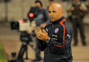 Jorge_Sampaoli entrenando a la selección de Chile