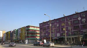 Casa de colores en Tirana