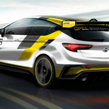 Dibujo del Opel Astra TCR