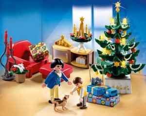 habitacion Navidad Playmobil