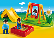 Parque infantil columpios Playmobil 123