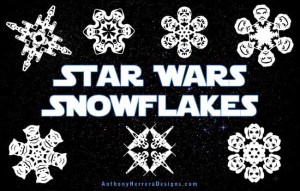 star wars snow flakes – anthonyherreradesigns