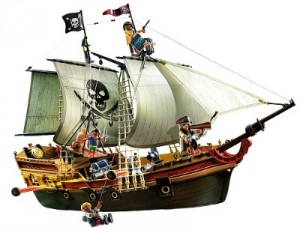 Barco pirata botín Playmobil