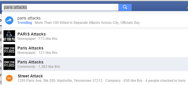 Facebook News acapara las noticias sobre el ataque terrorista a París