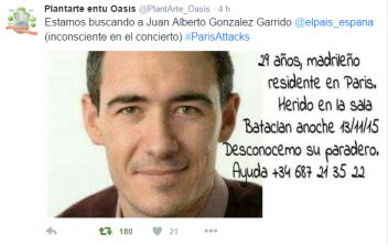  Juan Alberto González Garrido, español muerto en los atentados de París de noviembre de 2015 