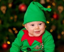 bebe disfraz elfo navidad