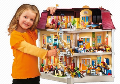 casa de muñecas playmobil amueblada