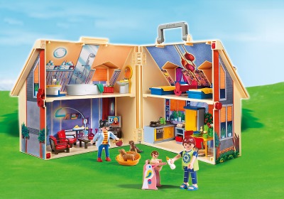 casa moderna amueblada playmobil