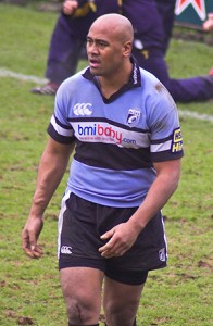 El mítico jugador de rugby Jonah Lomu.
