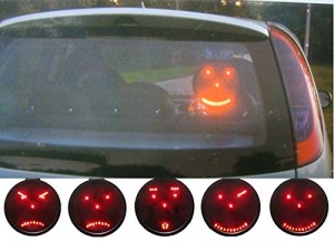 luz led emoticonos intercambiables coche