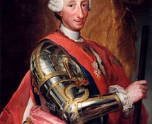 Carlos III. Imagen by Raphael Mengs.