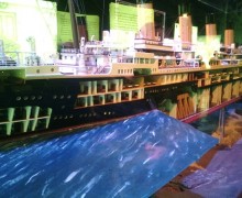 Maqueta del Titanic. “Ttitanic: The Exhibition”.