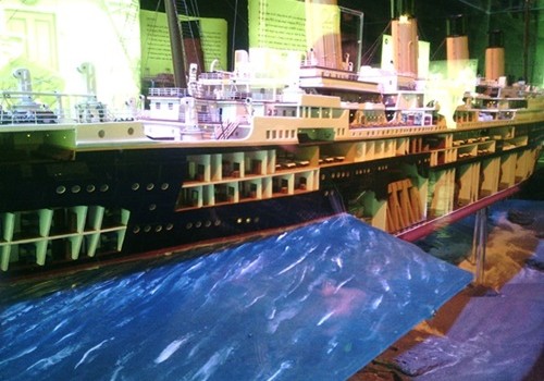 Maqueta del Titanic. “Ttitanic: The Exhibition”.