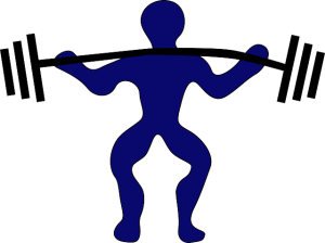 Levantador de pesas. Imagen by Pixabay