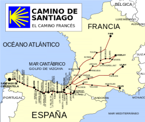 Ruta Camino de Santiago por el camino frrancés