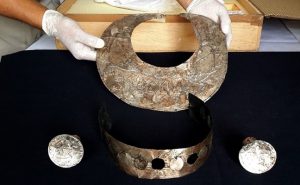 Joyas aleaciones plata y oro incas en Museo de Sitio de Túcume