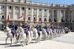 Palacio Real y sus cambios de guardia