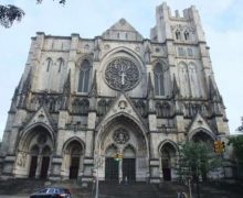 La cuarta catedral más grande, la catedral anglicana de Nueva York