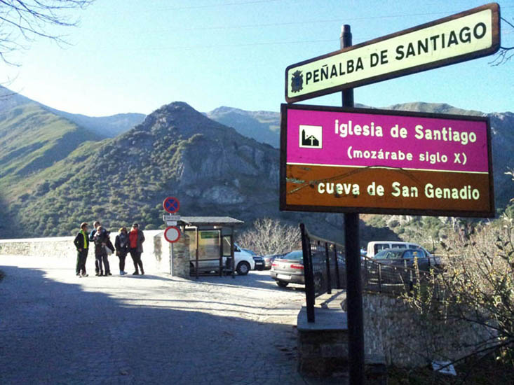 Peñalba de Santiago, aparcamiento y vistas
