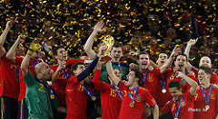 España se encuentra entre los favoritos para ganar el Mundial de fútbol Rusia 2018