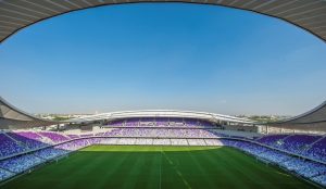 El estadio de Al Ain es la sede del equipo anfitrión,pariticipante en el Mundialito